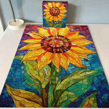 Mosaik Sonnenblumenpuzzle 1000 Stücke